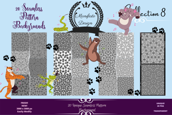Abstract Seamless Digital Pattern Design: The Creative Catalyst for Modern Print & Digital Projects