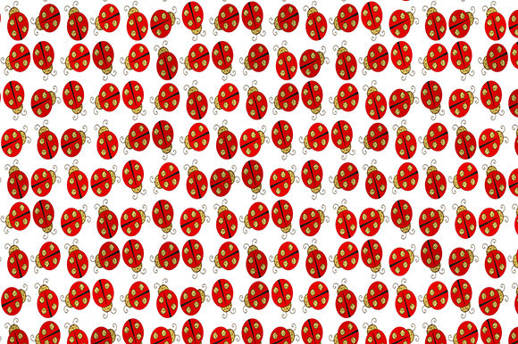 Ladybug Insects Bug Beetle Pattern