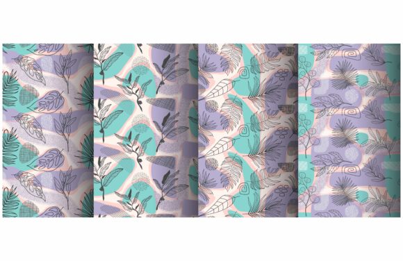 Leaves Hand Drawn Pattern
