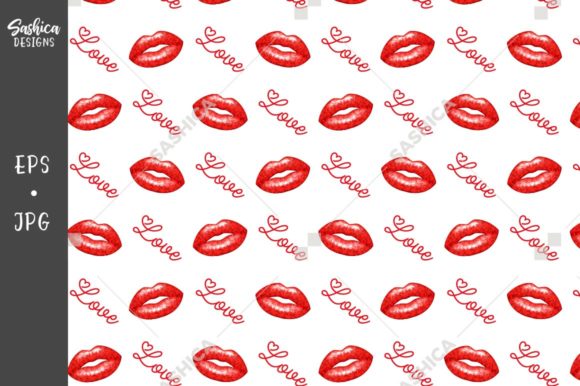 Lips and Hemp Leaves Seamless Pattern: A Unique Design for Creative Projects
