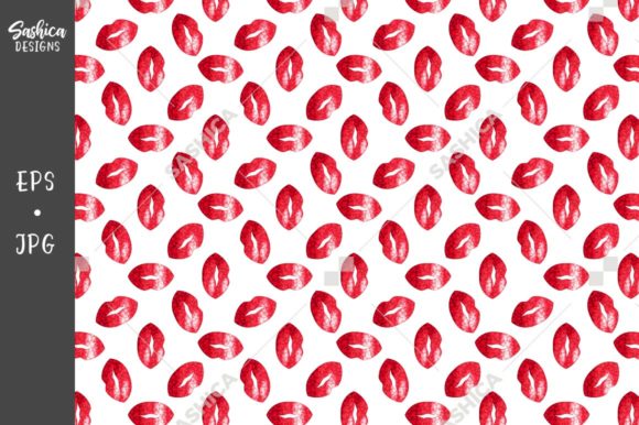 Lips Weed Leaves Seamless Pattern: A Unique Fusion of Art and Expression