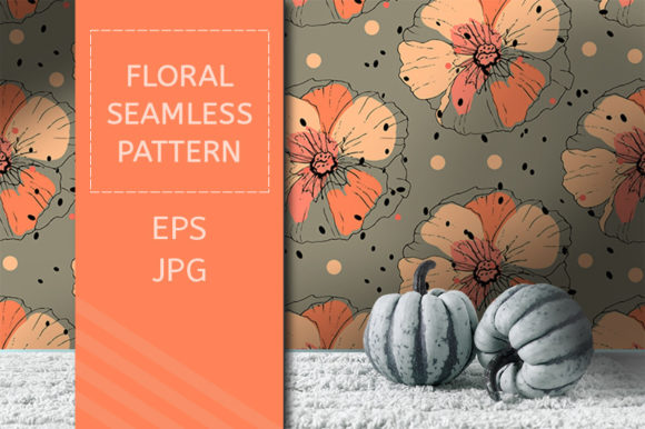 Mallow on a Khaki Background: A Versatile and Elegant Design Choice