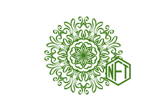 NFT Mandala Henna Graphic: A Versatile Digital Asset for Creative Professionals
