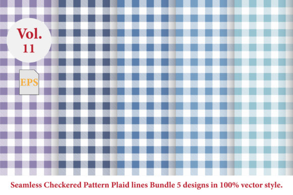 Plaid Lines Pattern Checkered Vol.11