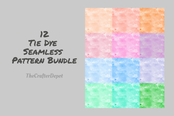 Tie-Dye Seamless Pattern Bundle